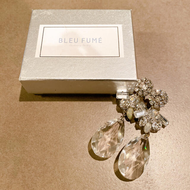 bleufume ブルーヒュメ スワロフスキー イヤリングブライダル