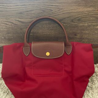 ロンシャン(LONGCHAMP)のロンシャン　プリアージュ　Ｓサイズ　レッド(トートバッグ)