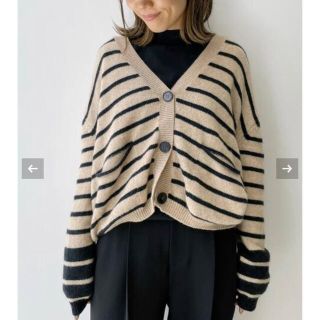 アパルトモンドゥーズィエムクラス(L'Appartement DEUXIEME CLASSE)のroberto collina ロベルトコリーナ　Border Cardigan(カーディガン)