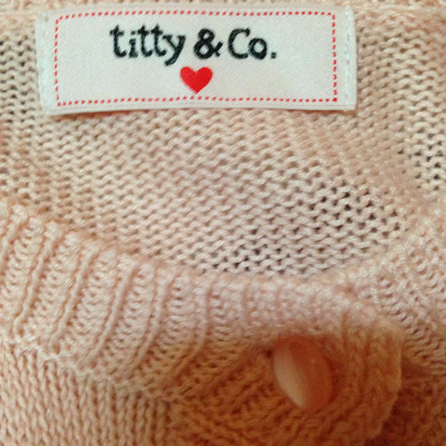 titty&co(ティティアンドコー)のtity＆Co♡2500円に値下げ レディースのトップス(カーディガン)の商品写真