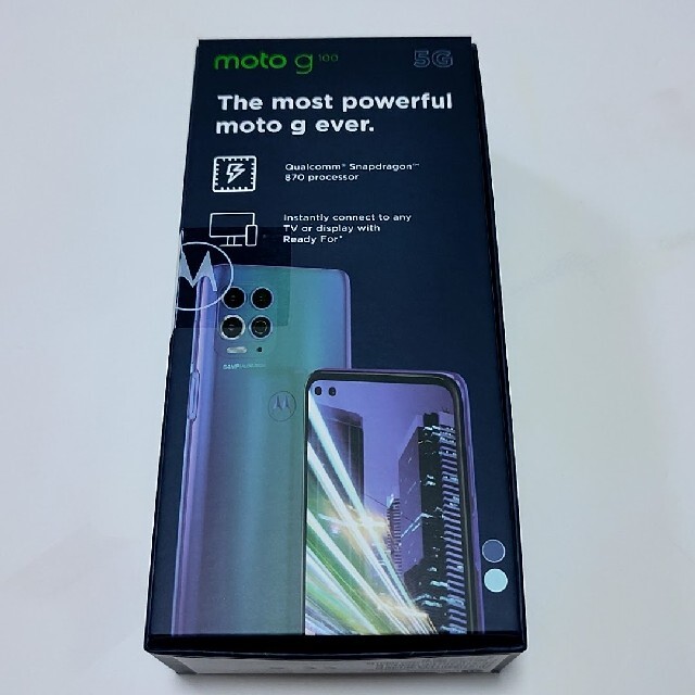 新品未開封 moto g100 8GB/128GB 納品書付 送料無料