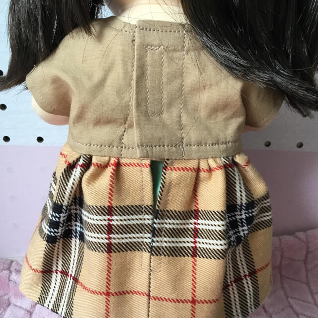 ハンドメイド　ぽぽちゃんワンピース（制服風） ハンドメイドのキッズ/ベビー(おもちゃ/雑貨)の商品写真