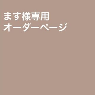 ます様専用　オーダーページ(その他)