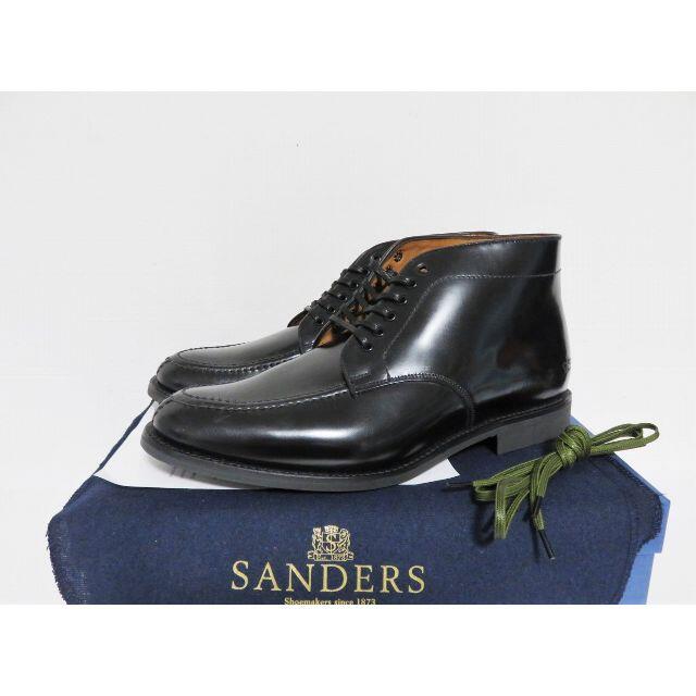 定価5.7万 SANDERS MILITARY APRON DERBY BOOT 見事な創造力
