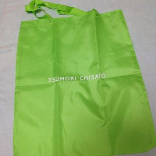 ツモリチサト(TSUMORI CHISATO)の《ツモリチサト》ノベルティ.バッグ＊緑(エコバッグ)