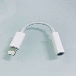 アイフォーン(iPhone)の【Apple純正】iPhoneイヤホン変換アダプター【新品】(ヘッドフォン/イヤフォン)