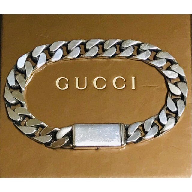 安い買取 正規品 GUCCI グッチ シルバー 喜平 ブレスレット ① | www