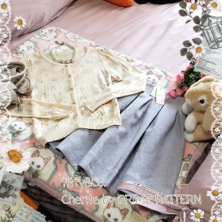 ティティアンドコー(titty&co)の♡titty&Co.&prime pattern♡カーデガンとスカート⭐セット♡(セット/コーデ)