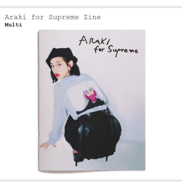 Supreme(シュプリーム)のsupreme araki 水原希子 zine エンタメ/ホビーのエンタメ その他(その他)の商品写真