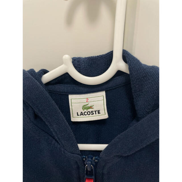 LACOSTE(ラコステ)の値下げ　ラコステ❤️パーカー　キッズ キッズ/ベビー/マタニティのキッズ服男の子用(90cm~)(ジャケット/上着)の商品写真