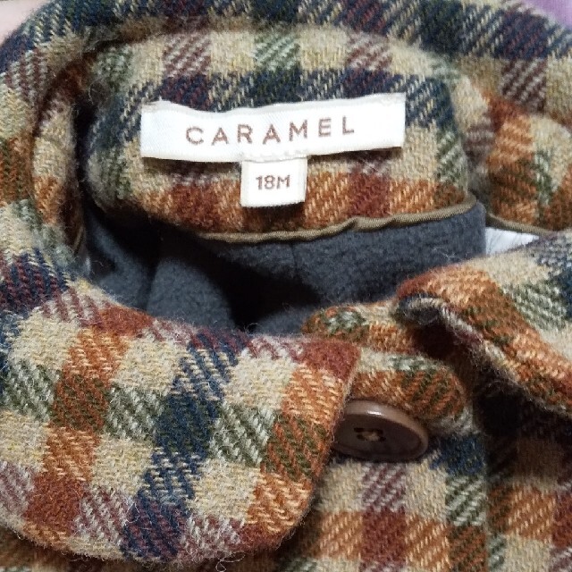 Caramel baby&child (キャラメルベビー&チャイルド)の裏ボアコート　サイズ80cm キッズ/ベビー/マタニティのベビー服(~85cm)(ジャケット/コート)の商品写真