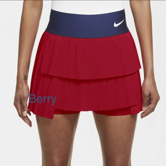 NIKE - ☆新品☆ NIKE テニスウェア プリーツスコート Red US-Sの通販