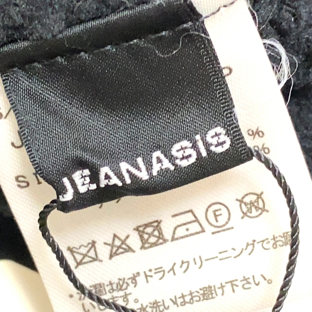 JEANASIS(ジーナシス)の【新品未使用】ジーナシス モールタートルニットワンピース ブラック レディースのトップス(ニット/セーター)の商品写真