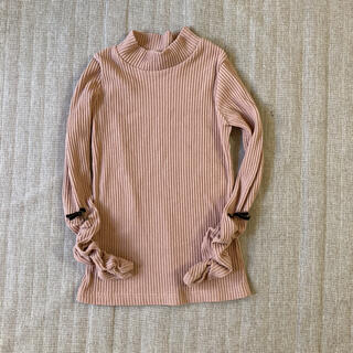 アンバー(Amber)の韓国子供服 FLO サイズ13 120 130㎝ リブ カットソー ハイネック(Tシャツ/カットソー)