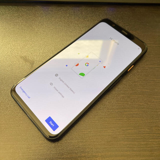 Google Pixel(グーグルピクセル)のpixel4 64GB オレンジ simロック解除済 スマホ/家電/カメラのスマートフォン/携帯電話(スマートフォン本体)の商品写真