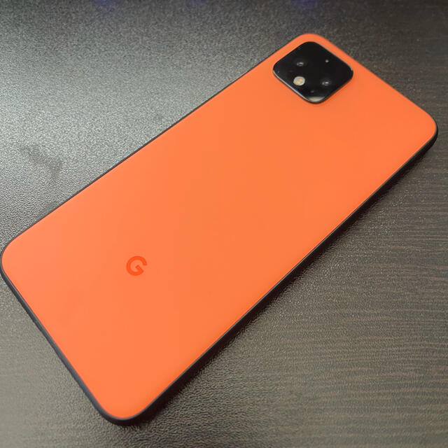 Google Pixel(グーグルピクセル)のpixel4 64GB オレンジ simロック解除済 スマホ/家電/カメラのスマートフォン/携帯電話(スマートフォン本体)の商品写真