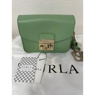 フルラ(Furla)のフルラ　メトロポリス　グリーン　若草色　ヴェールクリケット(ショルダーバッグ)