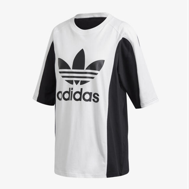 adidas(アディダス)のadidas orignals 半袖 ワイド シルエット Tシャツ ユーズド レディースのトップス(Tシャツ(半袖/袖なし))の商品写真