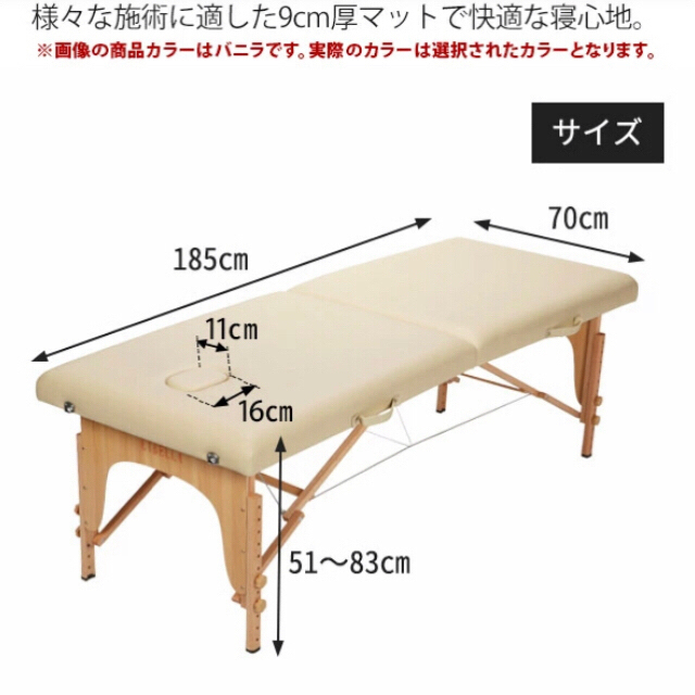 エステベッド 数回使用のみ美品 ケース付き インテリア/住まい/日用品のベッド/マットレス(簡易ベッド/折りたたみベッド)の商品写真