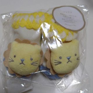 アフタヌーンティー(AfternoonTea)の《新品》アフタヌーンティー　ベビーソックスらいおんさん🦁9〜12cm(靴下/タイツ)