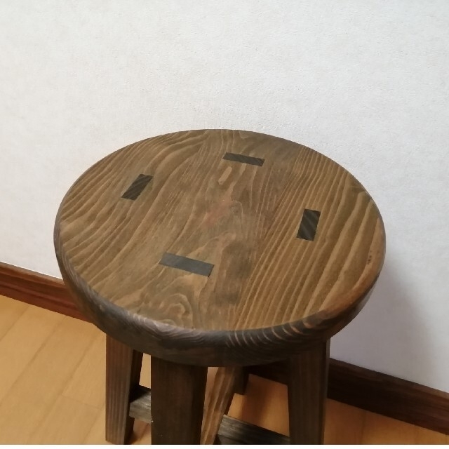 木製スツール 高さ45cm 丸椅子 stool