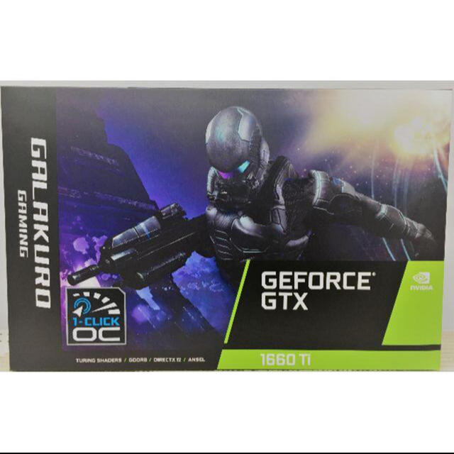 PCパーツ(新品未開封/送料無料）玄人志向 GeForce GTX 1660Ti