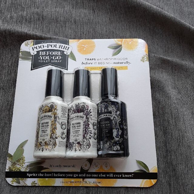 poo-pourri プープリ トイレ用 消臭 エッセンシャルオイル 3個セット