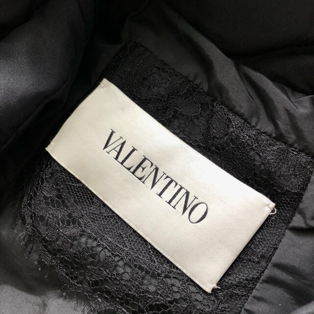 VALENTINO ミンクファーダウンコート ブラック黒の通販 by color｜ヴァレンティノならラクマ - 上質シルク 好評得価