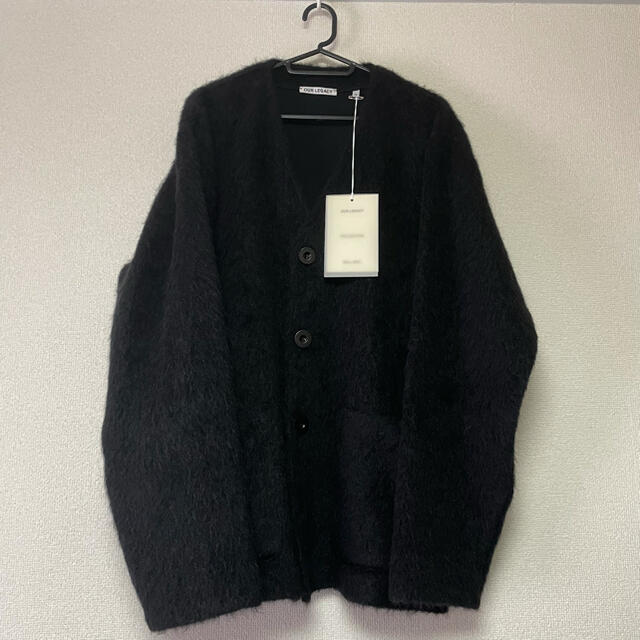 size48 OUR LEGACY black mohair cardigan
