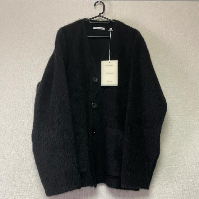 新版 size48 OUR cardigan mohair black LEGACY カーディガン - aatsp
