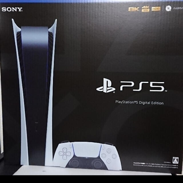 PlayStation(プレイステーション)のPlayStation5 デジタル・エディション本体 CFl-1000B01   エンタメ/ホビーのゲームソフト/ゲーム機本体(家庭用ゲーム機本体)の商品写真