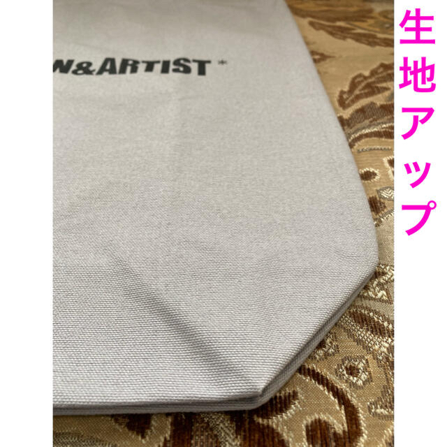 Artisan&Artist(アルティザンアンドアーティスト)の未使用 ARTISAN & ARTIST トートバッグ ライトグレー 大きめ レディースのバッグ(トートバッグ)の商品写真