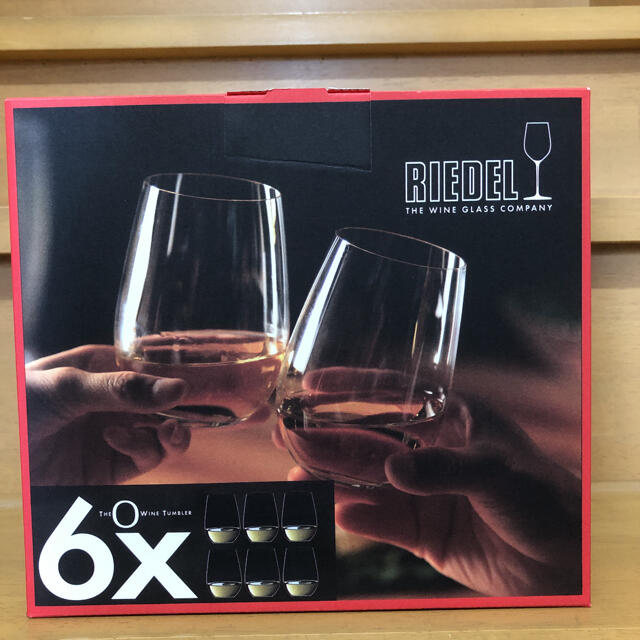 RIEDEL(リーデル)のリーデル　オー　ワインタンブラー 6個セット インテリア/住まい/日用品のキッチン/食器(アルコールグッズ)の商品写真