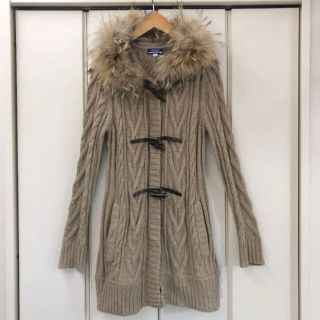 バーバリーブルーレーベル(BURBERRY BLUE LABEL)のBURBERRY BLUE LABEL ニット ロング カーディガン(38)(カーディガン)