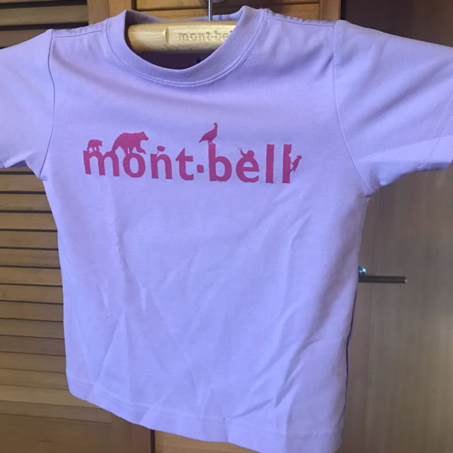 mont bell(モンベル)のぴょん様専用キッズTシャツ　紫とドングリの2着100サイズ キッズ/ベビー/マタニティのキッズ服女の子用(90cm~)(Tシャツ/カットソー)の商品写真