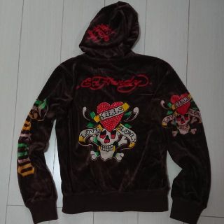 エドハーディー(Ed Hardy)のエド・ハーディー ベロアパーカー(パーカー)