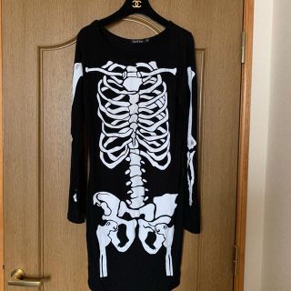 ★ ハロウィン ★ スカル ワンピース　boohoo(衣装)