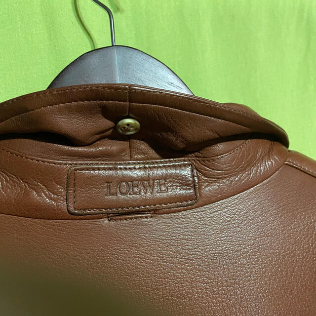 LOEWE(ロエベ)の【美品】old loewe ロエベ レザーブルゾン ブラウン メンズのジャケット/アウター(レザージャケット)の商品写真