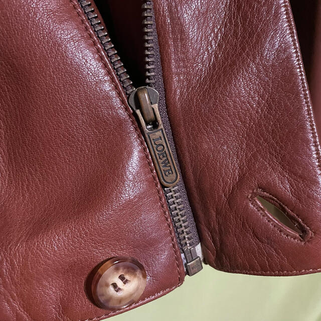 LOEWE - 【美品】old loewe ロエベ レザーブルゾン ブラウンの通販 by ... 【美品】old loewe ロエベ レザーブルゾン ブラウン