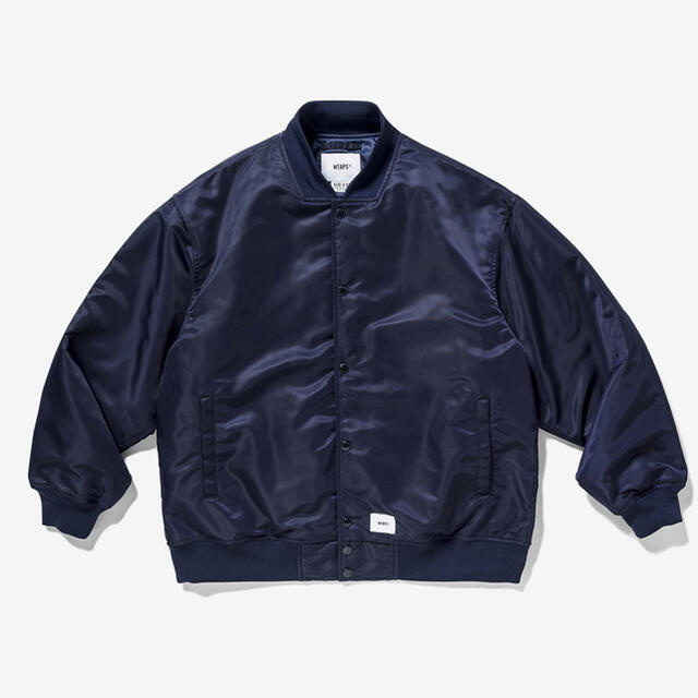 W)taps(ダブルタップス)の新品 WTAPS TEAM NYLON JACKET NAVY Mサイズ メンズのジャケット/アウター(ナイロンジャケット)の商品写真