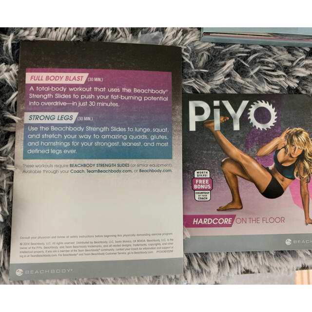 PiYO 計6時間30分以上収録ピラティス＋ヨガDVD5枚 6