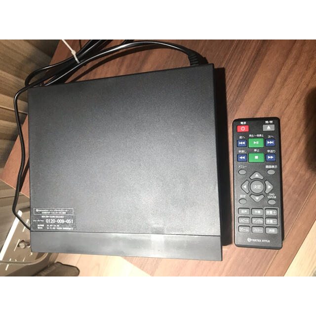 【美品】VERTEX STYLE HDMI端子搭載DVDプレーヤー スマホ/家電/カメラのテレビ/映像機器(DVDプレーヤー)の商品写真