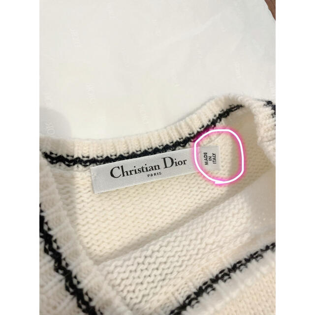 Christian Dior(クリスチャンディオール)のChristian Dior★ショートスリーブセーター　ニット レディースのトップス(ニット/セーター)の商品写真