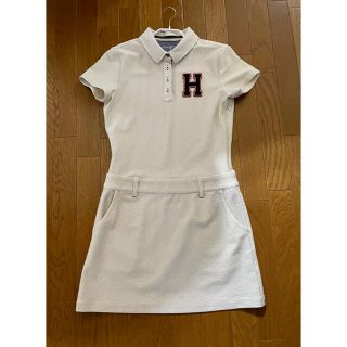 トミーヒルフィガー(TOMMY HILFIGER)のトミーヒルフィガーTOMMY HILFIGER GOLFシアサッカーワンピース (ウエア)