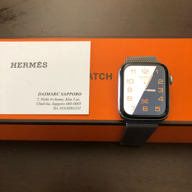 最終値下げ Apple Watch series4 HERMES Watch Apple - 腕時計