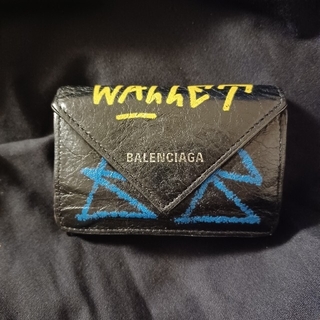 バレンシアガ(Balenciaga)のBalenciaga ペーパー ミニ ウォレット グラフィティ(財布)
