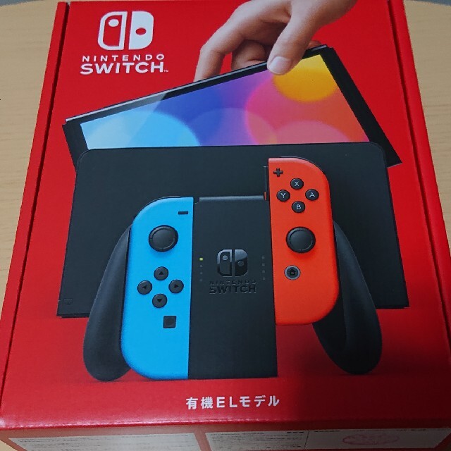 Nintendo Switch - nintendo switch 有機elモデル 本体 ネオンブルー ネオンレッド
