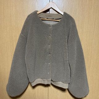 ダブルクローゼット(w closet)の【w closet】ボアジャケット(ブルゾン)