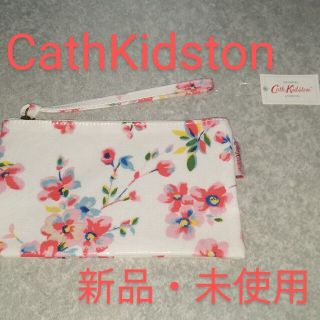 キャスキッドソン(Cath Kidston)の【新品・未使用】CathKidston レディースポーチ 花柄 送料無料(ポーチ)