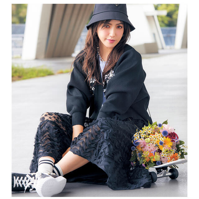 chesty×the hany ルーズフラワーカーディガン black | www.innoveering.net